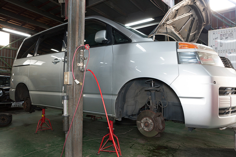 妙高市にて車の塩害ガードや防サビ塗装を行います